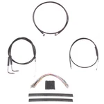 Black +10" Cable & Brake Line Cmpt Kit 1996-2013 Harley-davidson Sportster. Fixed Price $328.09.