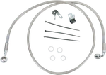 Drag +6" Extended Stainless Front Brake Line Kit 47IN Harley Fxdl 01-05 17412692. Fixed Price $58.75.