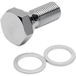 Banjo Bolt 7/16-24 W/ Step-down To 3/8 For Harley Drag Specialties 1742-0050. Fixed Price $24.30.
