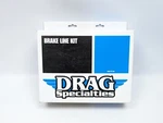 Drag Specialties 612137-10BLK Black 10" Extended Length Brake Line 12-17 Fxdf. Fixed Price $137.95.