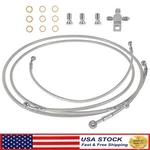 Front Steel Braided Brake Line Kit +2" Fits Yamaha Banshee 350 1987-2015. Fixed Price $63.10.
