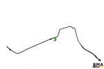 Mclaren 720S Front Right Brake Pipe Hydraulic Line 2017 - 2023 Oem. Fixed Price $119.99.