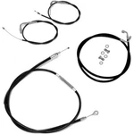 Motorcycle Cable Kit Black 15-17" Fxs Abs LA-8150KT-16B Choppers 0610-0640 Hb. Fixed Price $352.69.