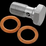 Goodridge P775-03CH Single Banjo Bolt 3/8-24. Fixed Price $15.26.