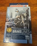 Open Box Goodridge HD9285-A Rear Dot/tuv Brake Line Kit, Stock Length. Fixed Price $74.00.