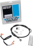 Drag Specialties Std Length Rear Stainless Brake Line Kit Harley Fxst 1741-2953. Fixed Price $53.50.