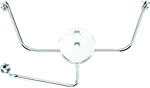 Twin Power Stainless Junction Block Male AN3 For Wide Glide & Narrow Front. Fixed Price $108.99.