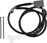 Drag Specialties 640221-3BLK Extended Stainless Steel Rear Brake Line Kit-black. Fixed Price $88.69.