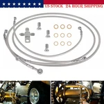 Line +2" Steel Braided Front Brake Kit For Yamaha Banshee 350 1987-2015. Fixed Price $63.10.