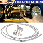 Steel Braided Front Rear Brake Lines Kit For 1987-2006 Yamaha Banshee YFZ350. Fixed Price $54.85.