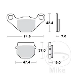 Trw Standard Brake Pads Altn: 7320104. Fixed Price $56.14.