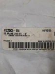 Harley Stainless Steel Brake Line +2" 45253-04. Fixed Price $19.95.