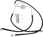 Drag Specialties Brake Line Front Black +10" 644410-10BLK 1741-2525. Fixed Price $134.35.