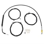 Choppers Black Braided Handlebar Cable/brake Line Kit 12"-14" LA-8056KT-13B. Fixed Price $135.00.