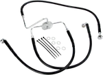 Drag Front Brake Line Dyna Low Rider Fxdl 96-00 Black Harley #45207-97B. Fixed Price $131.20.