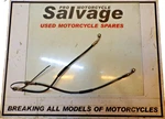 Triumph Bonneville Bobber 1200 2019:FRONT Brake Lines:used Motorcycle Part. Fixed Price $53.71.