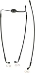 Magnum Alt Length Xr Non-abs Complete Front Brake Line Kit 25" Black #SBB1310-25. Fixed Price $151.04.