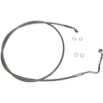Magnum Clear Coated Xr Stainless Upper Front Brakeline Kit - 64IN. Total Length. Fixed Price $91.62.
