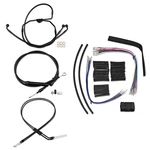 Stainless Cable Brake Line Kit Black 16" Apes 2002-2006 Harley Touring Nocruise. Fixed Price $158.99.