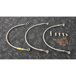 Galfer Stainless Steel Front Brake Line Kit FK003D281-3. Fixed Price $121.50.