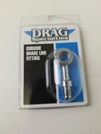 Drag Specialities DS098147, 3/8 Straight Chrome Brake Fitting. Fast Shipping!!!. Fixed Price $8.66.