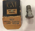 Nos Gm #476746, New #3727827 Master Cylinder Banjo Fitting Bolt, 55-62 Corvette. Fixed Price $50.00.