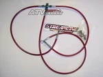 Streamline Front Brake Lines Kit Atv Red Kawasaki 2008-2015. Fixed Price $76.50.