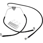 Drag Specialties +2" Brake Line Front Black Vinyl Flh 96-07 1741-2515. Fixed Price $138.67.