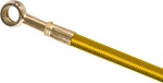 *nos* Gold Stainless Steel Front 2-LINES Brake Kit Galfer FK003D366-2-22 Ob. Fixed Price $69.95.