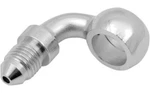 Drag Specialties Chrome 7/16" Banjo X AN-3 Male 90 Brake Fitting DS-098154. Fixed Price $16.95.