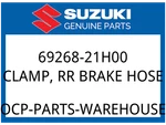 Suzuki Oem Part 69268-21H00 Clamp,rr Brake Hose. Fixed Price $7.36.