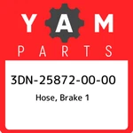 3DN-25872-00-00 Yamaha Hose, Brake 1 3DN258720000, New Genuine Oem Part. Fixed Price $105.90.
