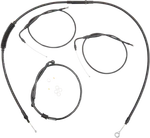 Burly Black Clubman Bars Cable And Brake Line Kits B30-1099. Fixed Price $215.95.