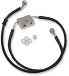 Drag Specialties Standard Length Front Stainless Steel Brake Line Kit - Black Vi. Fixed Price $110.20.