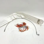 Nos Genuine Harley 36" Diamond Black Upper Brake Line 90 46747-09. Fixed Price $45.00.