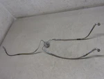 Harley '90 Flhtc Front Brake Line, Russell Braided, Nice Shape, Used, #4594. Fixed Price $25.00.