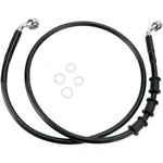 Drag Specialties 680219-6BLK Brake Line Front Black +6". Fixed Price $73.39.