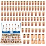 Brake Line Fittings Assortment Kit - 87 Pcs With Various Thread Sizes. Fixed Price $30.05.