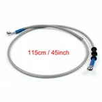 115CM/45" M10 Brake Oil Hose Line Banjo Fitting Stainless Steel End Sa. Fixed Price $18.68.