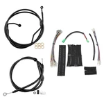 Ss Handlerbar 14" Extended Cable Brake Black Kit 08-13 Harley Touring W/ Abs. Fixed Price $158.99.
