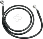 Drag Specialties Brake Line Front (upper) Black 660335BLK 1741-2882. Fixed Price $72.40.