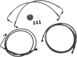 Choppers Brake Line Hose Midnight Braided 12-14" Ape LA-8051B13M. Fixed Price $269.79.