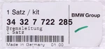 Genuine Bmw Repair Kit For Front Brake Lines Part Number - 34327722285. Fixed Price $21.99.