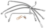 Goodridge Premium 3-LINE Brake Kit Abs +6" Front Upper Harley Davidson Dyna. Fixed Price $204.70.