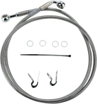 Drag Specialties Extended Stainless Steel Front Brake Line Kit 1741-2646. Fixed Price $58.75.