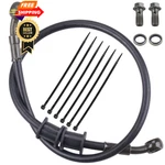 Mwmnun Motorcycle Braided Steel Brake Clutch 60CM, Black,black,oil. Fixed Price $17.98.