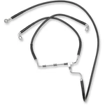 Drag Specialties +8" Brake Line Front Black Vinyl 14-17FLHT 1741-3982. Fixed Price $122.80.