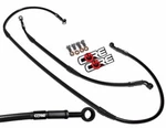 Kawasaki KX125 Brake Lines 1999-2002 Front Rear Black Stainless Steel Braided. Fixed Price $159.00.
