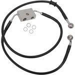 Drag Specialties Front Brake Line Xl Black +8" 1741-5295. Fixed Price $110.11.