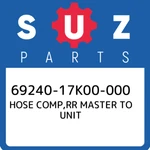 69240-17K00-000 Suzuki Hose Comp,rr Master To Unit 6924017K00000, New Genuine Oe. Fixed Price $49.20.